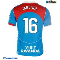 Camisa de Futebol Atletico Madrid Nahuel Molina #16 Equipamento Alternativo Mulheres 2025-26 Manga Curta